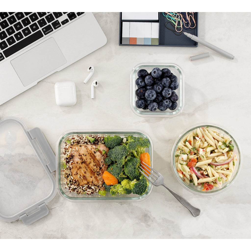 JoyFul 24 Piece Glass Food Storage Containers Set with Airtight Lids