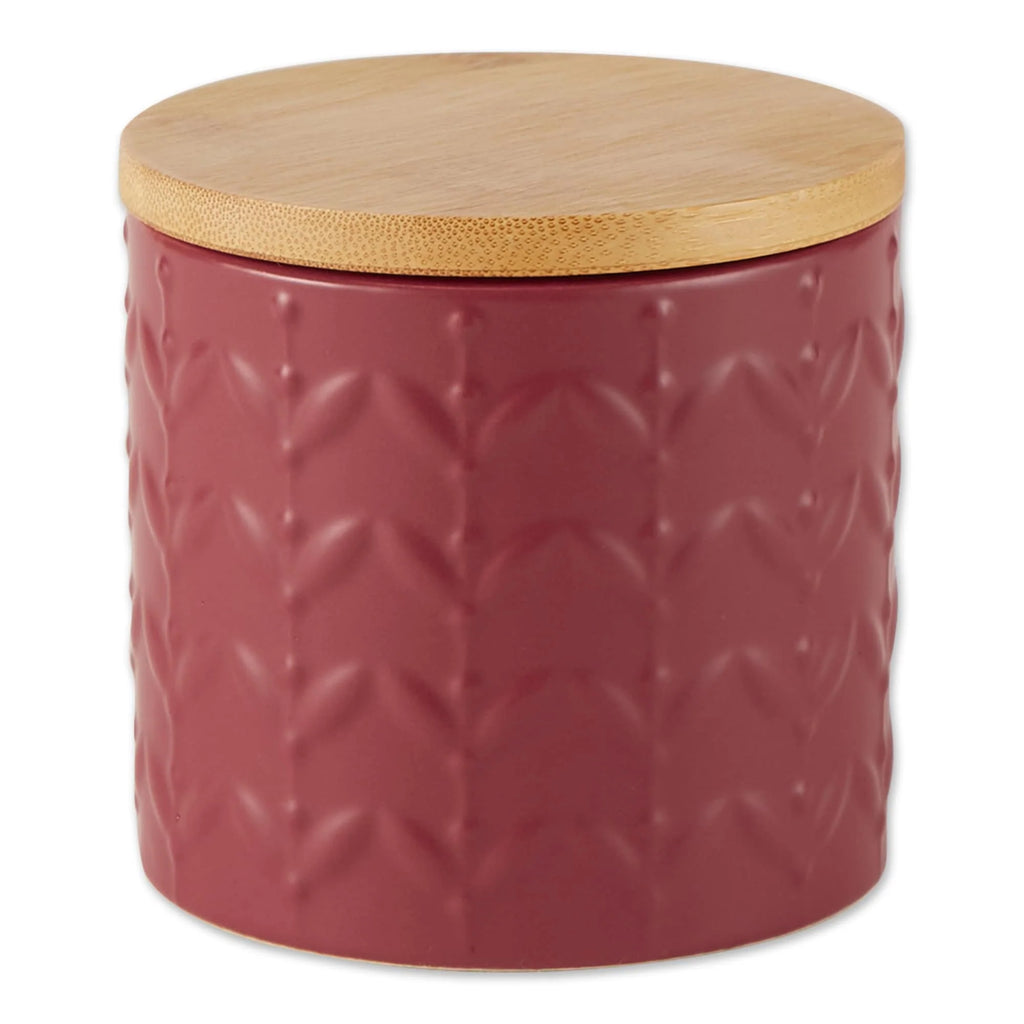 Retro Vine Texture Ceramic Canister (Set of 3)