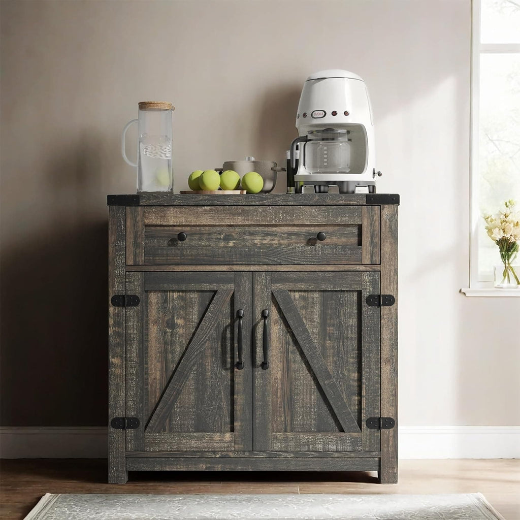 Farmhouse Cabinet with Drawers and Doors 31.5 inch - 15.75"D x 31.5"W x 31.5"H