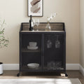 Middlebrook Pierpont Industrial Mesh Bar Cabinet