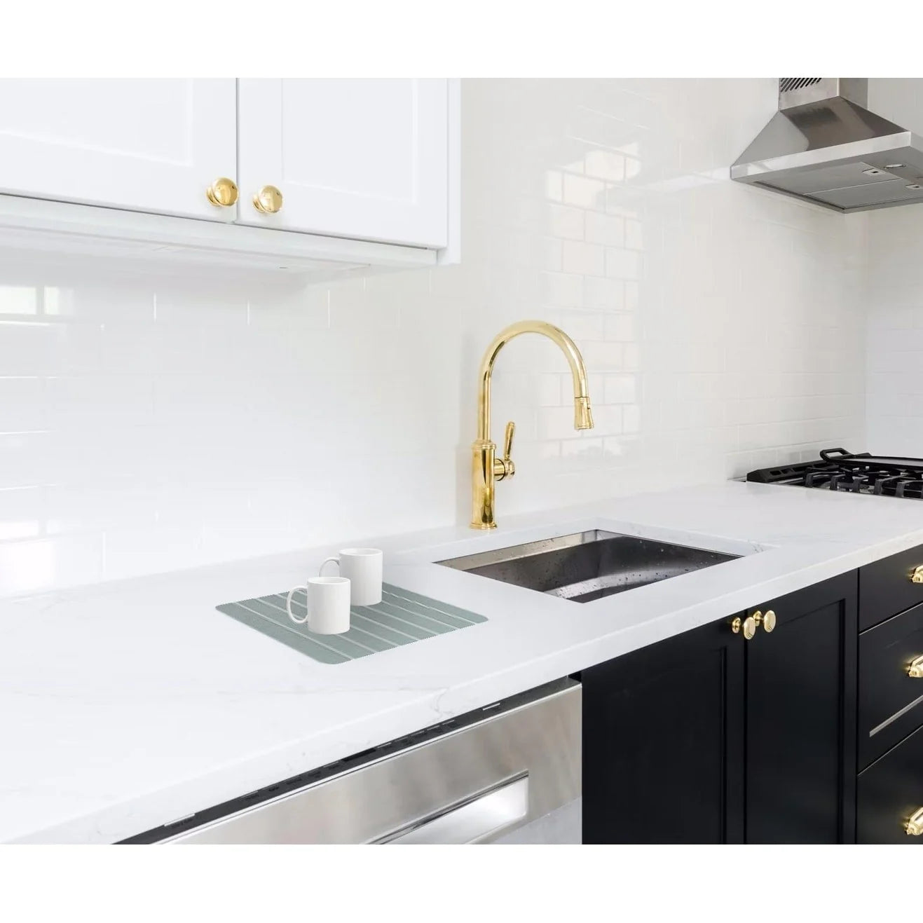 Super Absorbent Small Diatomite Stone Kitchen Drying Mat