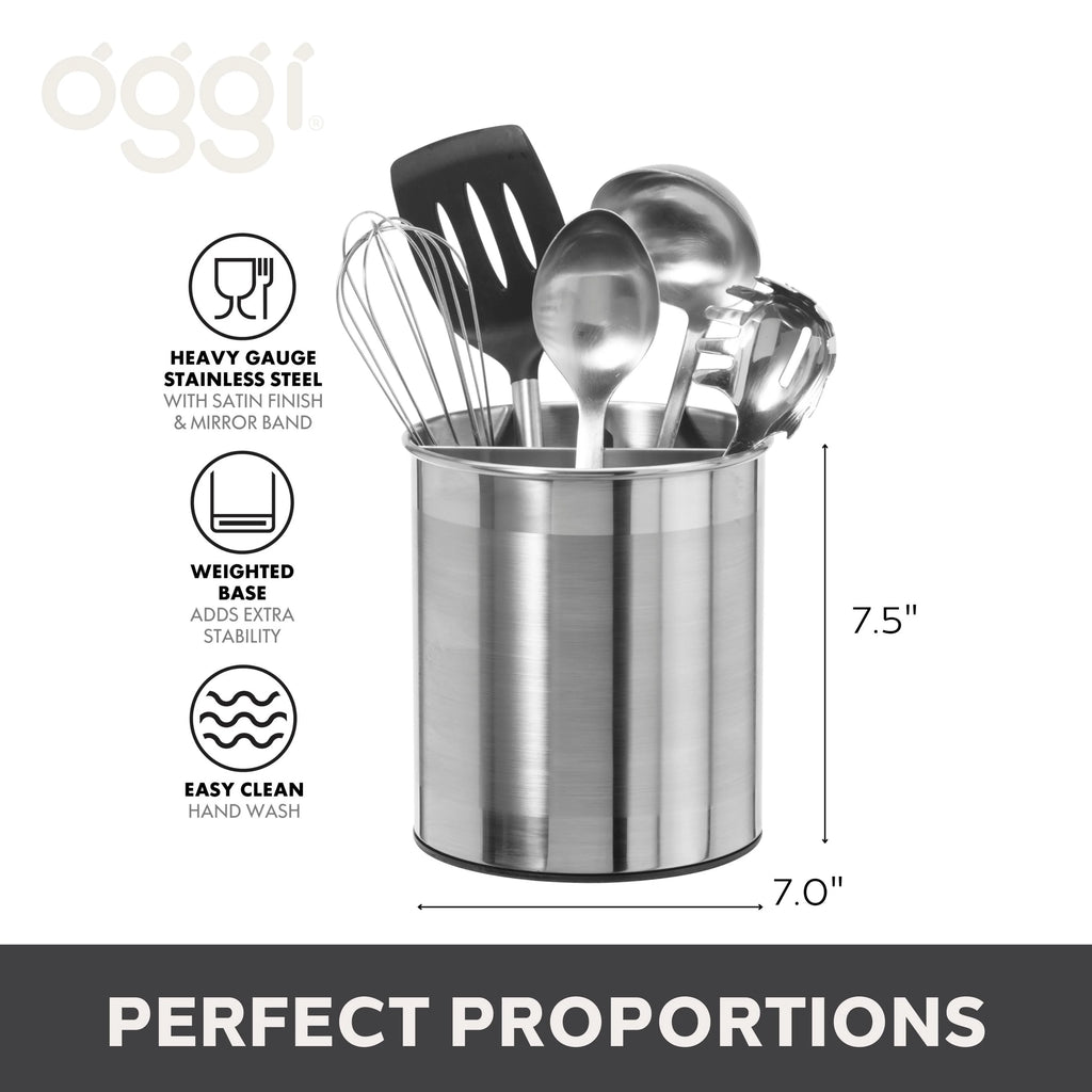 Jumbo Rotating Utensil Holder (7" dia x 7.5" H)