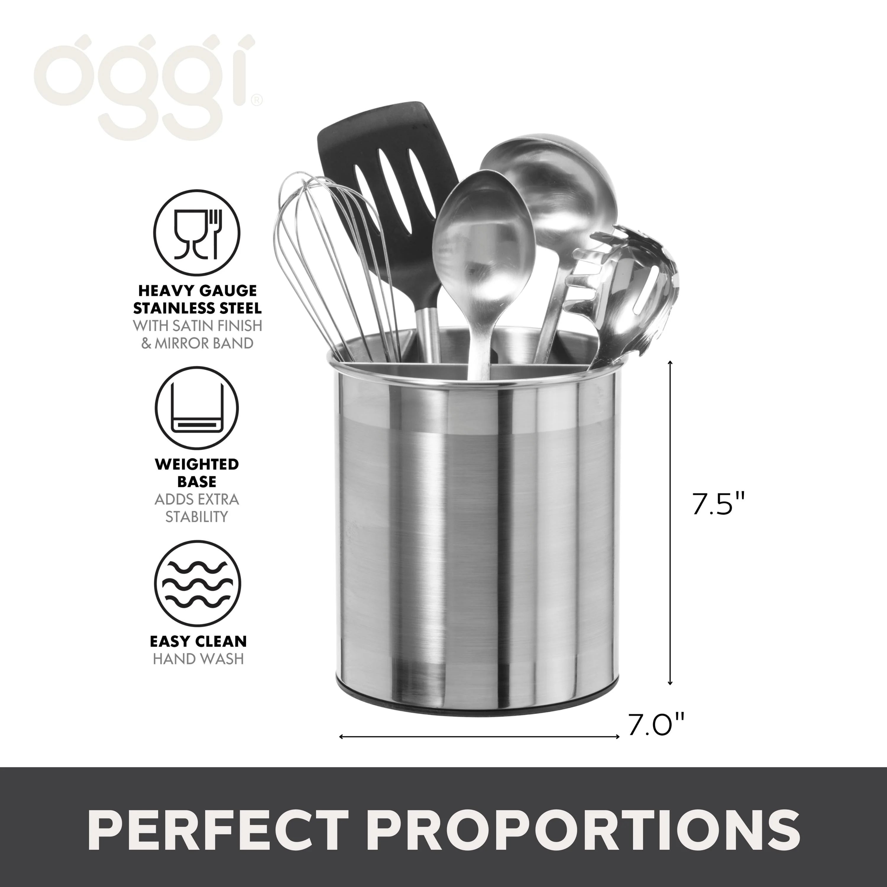 Jumbo Rotating Utensil Holder (7" dia x 7.5" H)