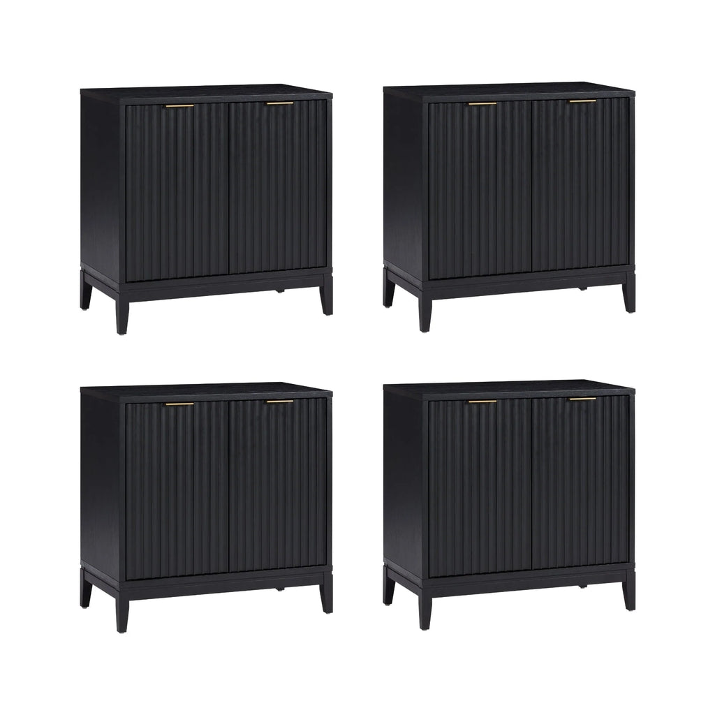 Jasper Modern Sideboard, Kitchen Storage Cabinet with Fluted Doors