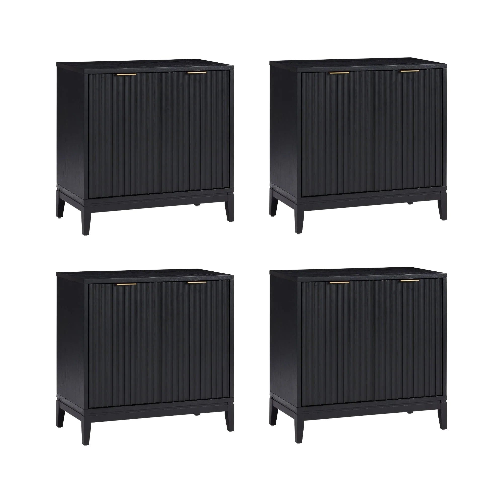 Jasper Modern Sideboard, Kitchen Storage Cabinet with Fluted Doors