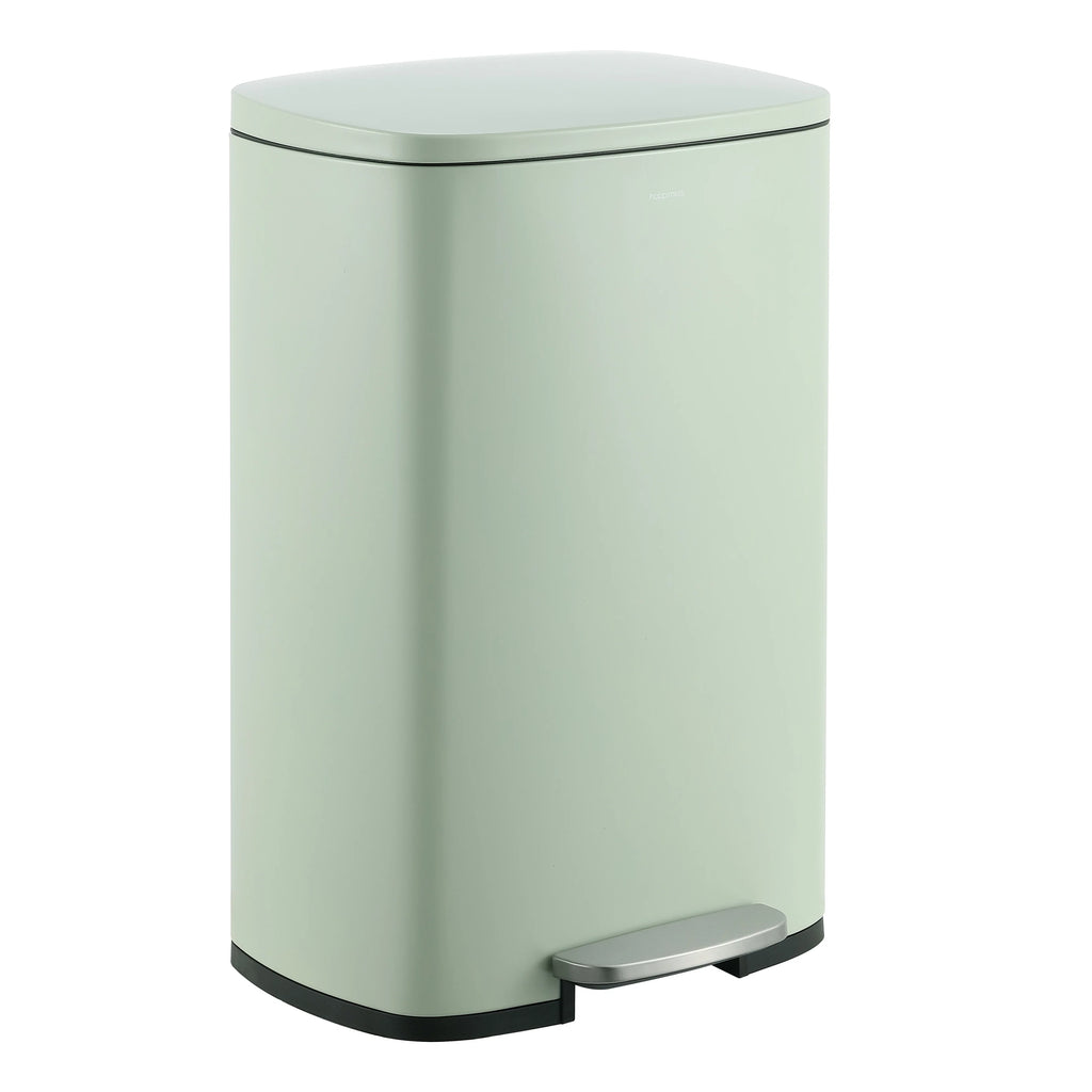 happimess 13-Gallon Trash Can with Soft-Close Lid and FREE Mini Trash Can