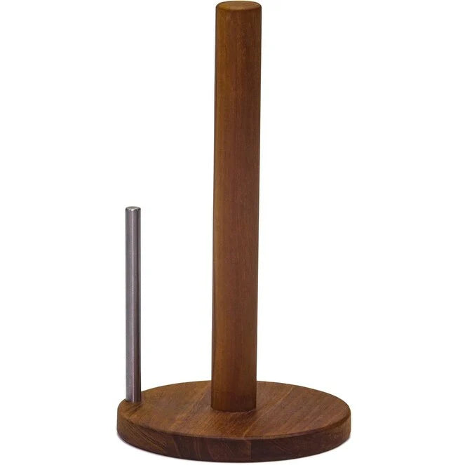 Manada Teak & Stainless Steel Paper Towel Holder