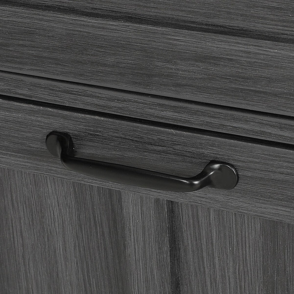 Kitchen Island With Double Tilt Out Trash Can Cabinet
