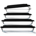 Eatex Baking Lasagna Pans Set with lid