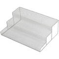 YBM Home Kitchen Mesh 3 Tier Spice Rack Step Shelf Organizer, Multipurpose,