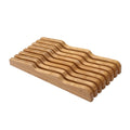 YBM Home & Kitchen Bamboo Large In-Drawer Knife Storage Block - Brown