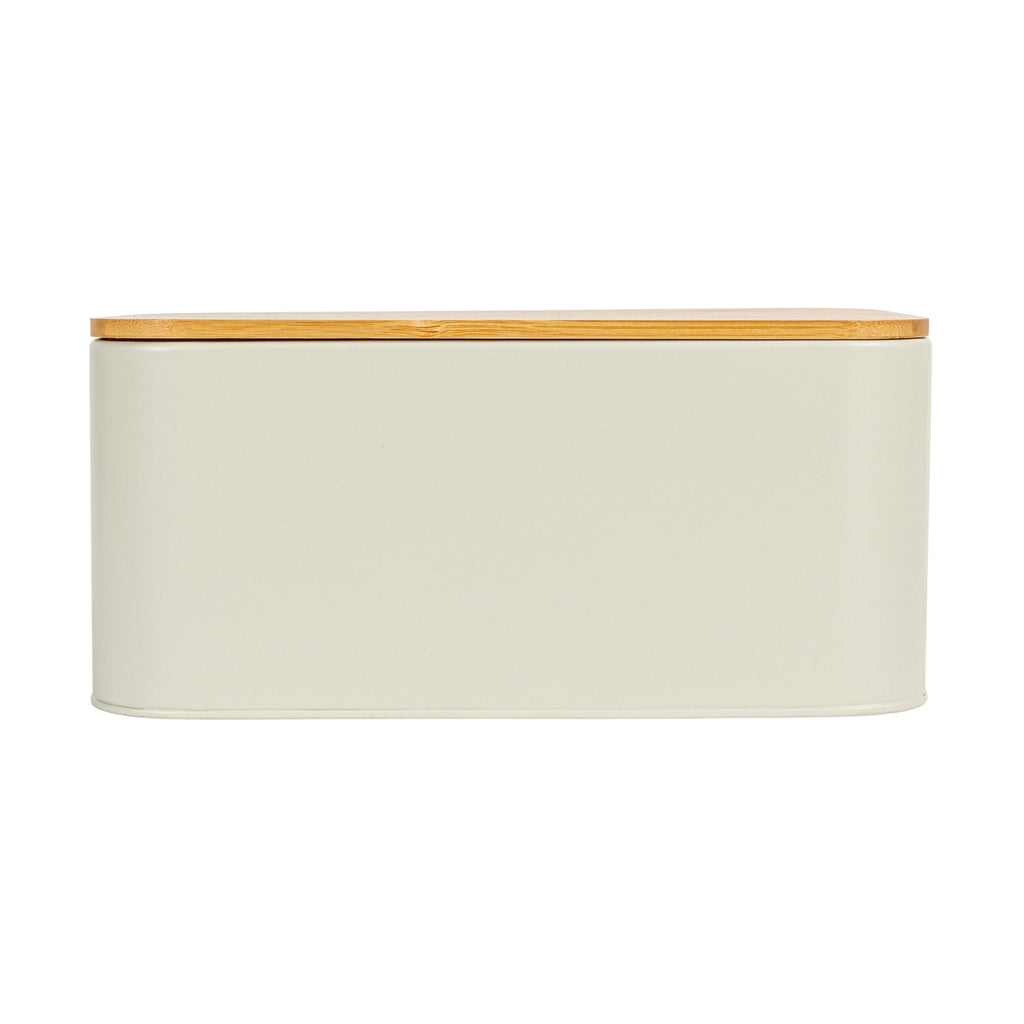Metal "Bread" Bin with Bamboo Lid