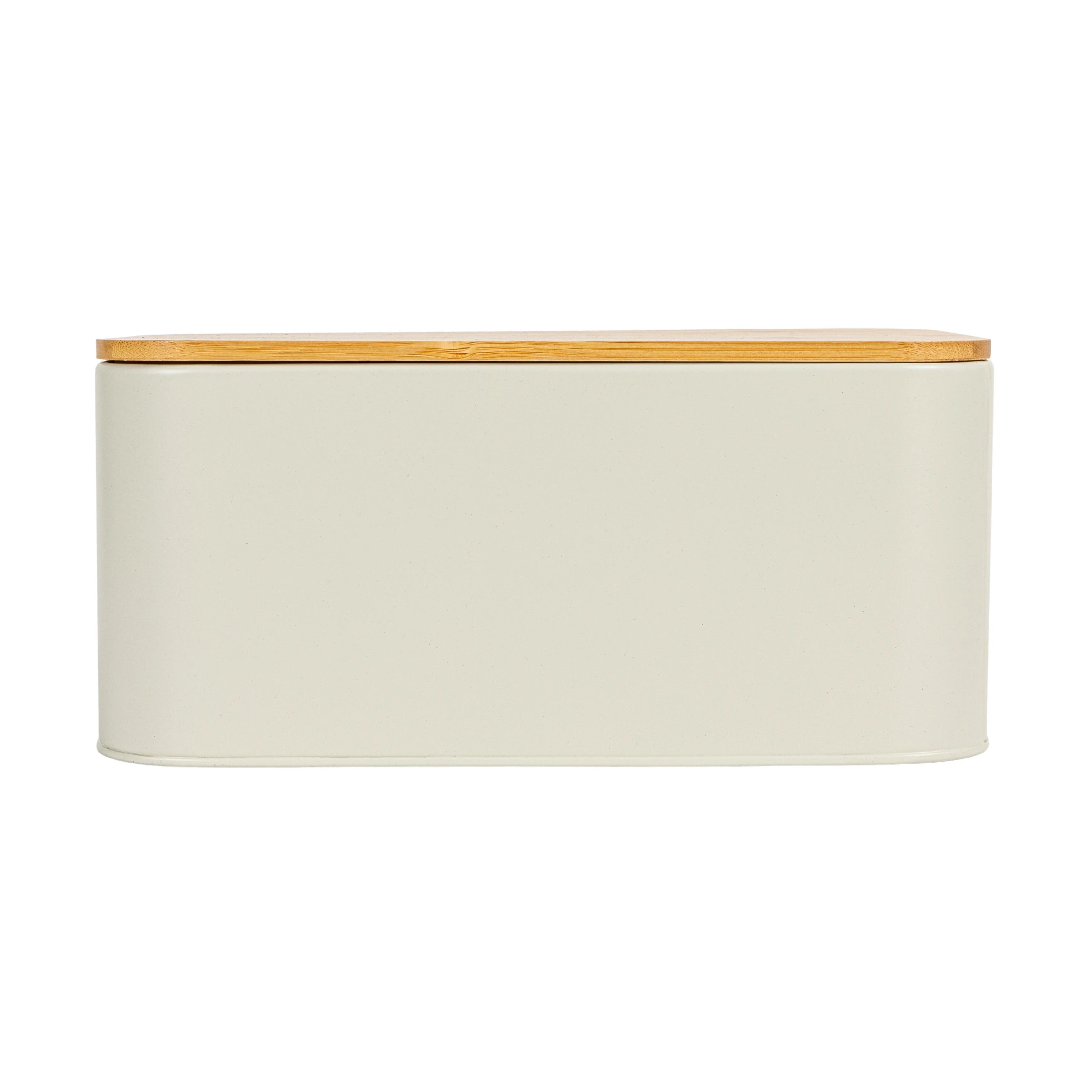 Metal "Bread" Bin with Bamboo Lid