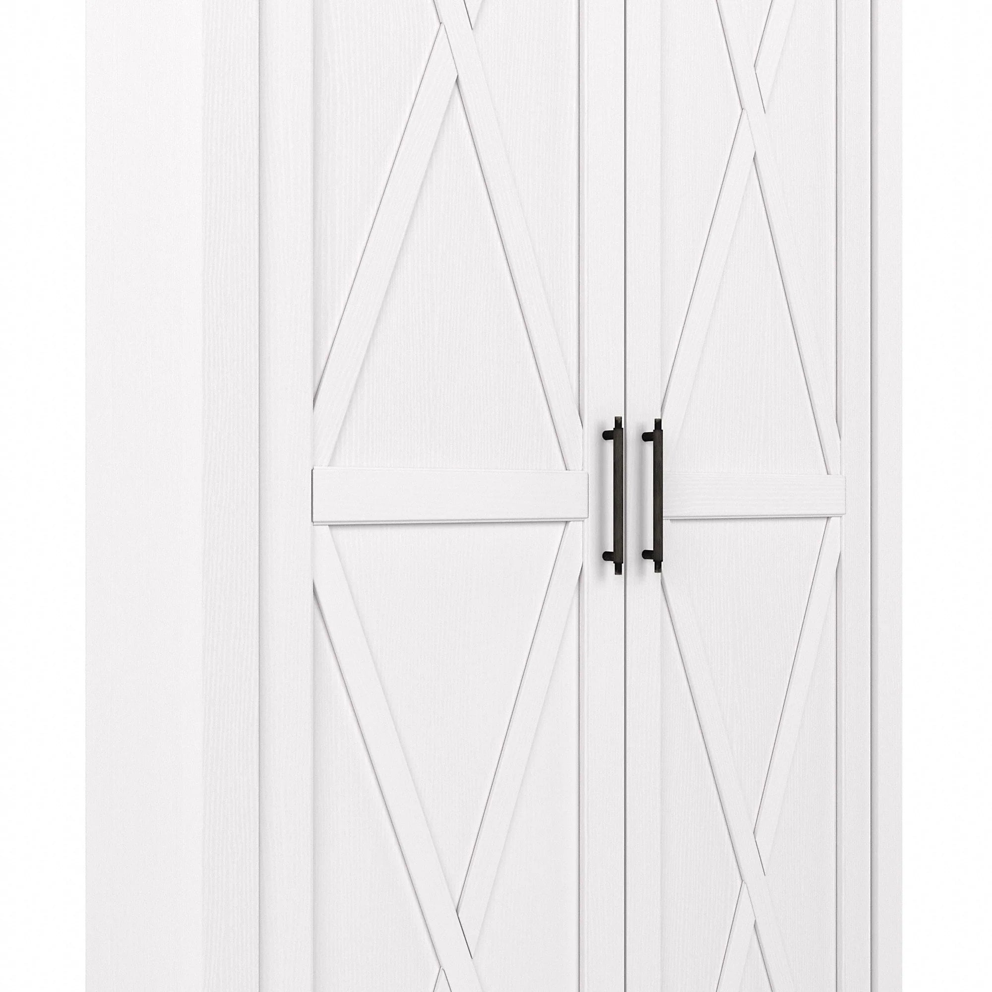Key West Tall Kitchen Pantry Cabinet with Doors by Bush Furniture