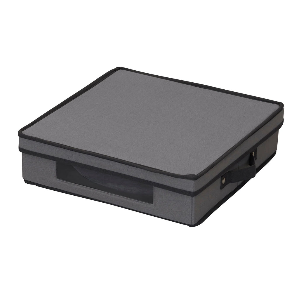 Household Essentials Charger Plate Storage Box - 14.5"L x 14.5"W x 4.0"H