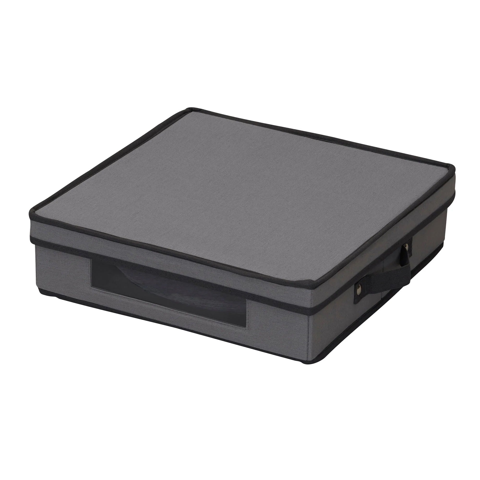 Household Essentials Charger Plate Storage Box - 14.5"L x 14.5"W x 4.0"H