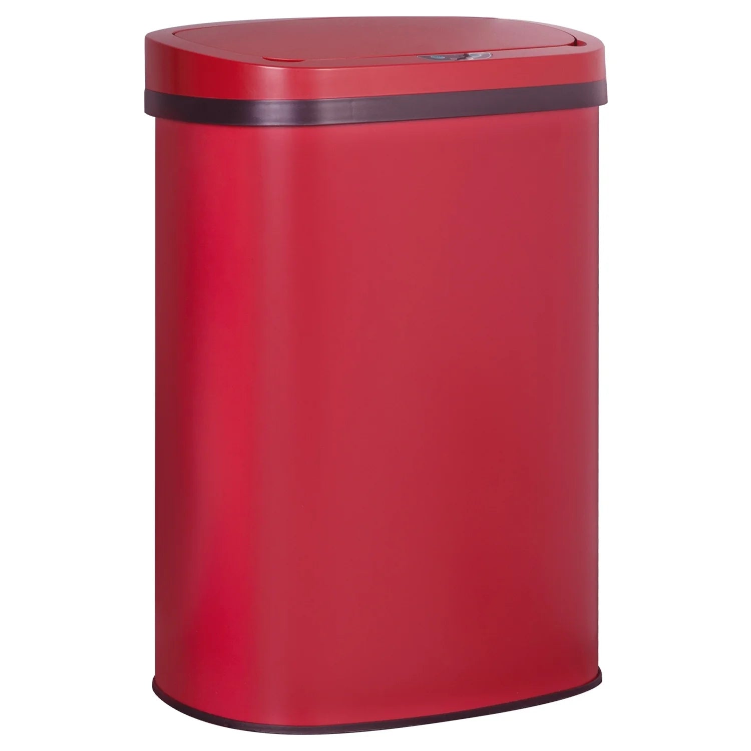 Motion Sensor 13 Gallon 50 Liter Stainless Steel Odorless Slim Trash Can by Furniture of America