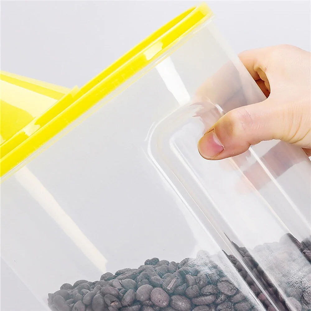 BPA-Free Food Storage Containers with Lid - Perfect for Storing Flour, Sugar, Grains, Rice, Cereals, and Baking Supplies
