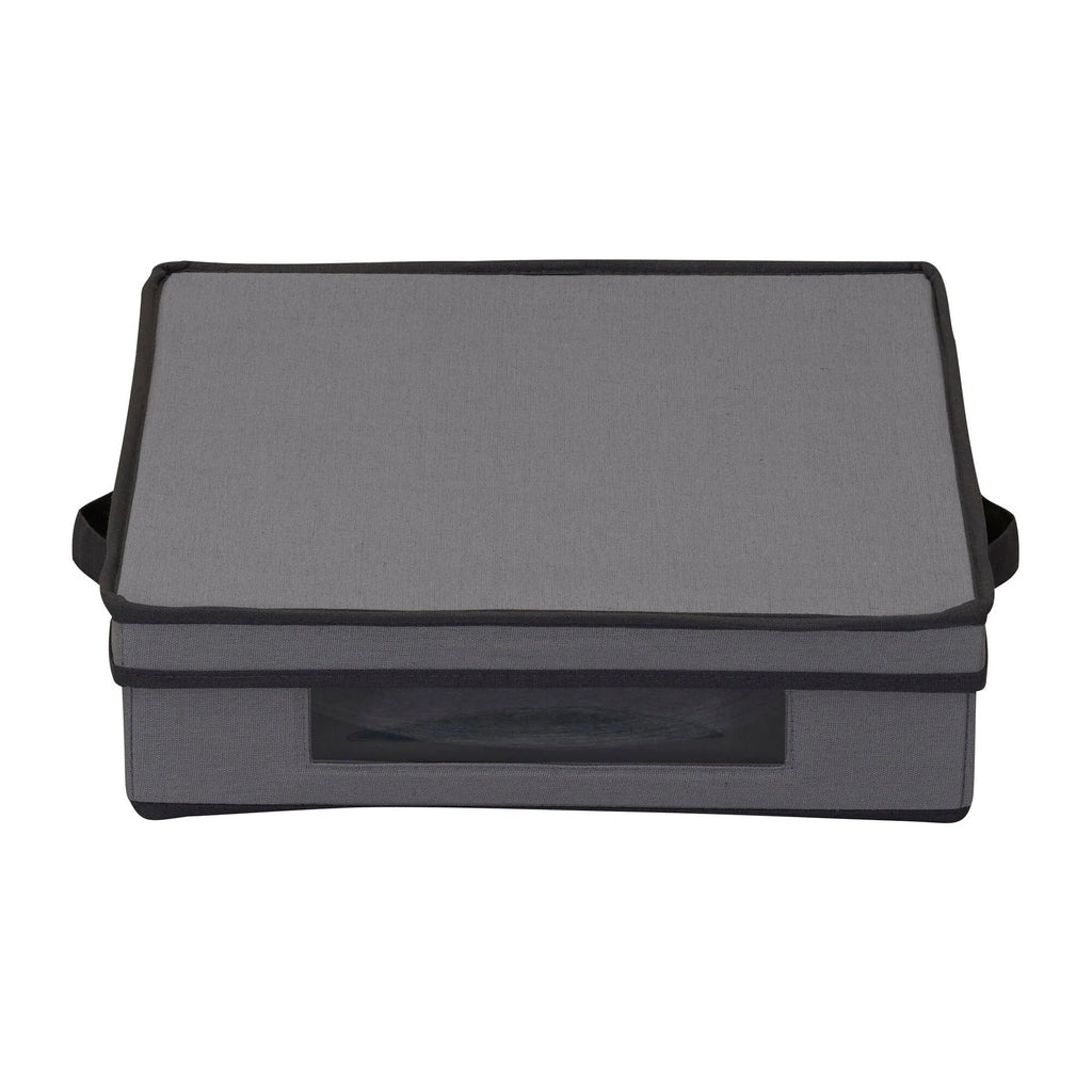 Household Essentials Charger Plate Storage Box - 14.5"L x 14.5"W x 4.0"H