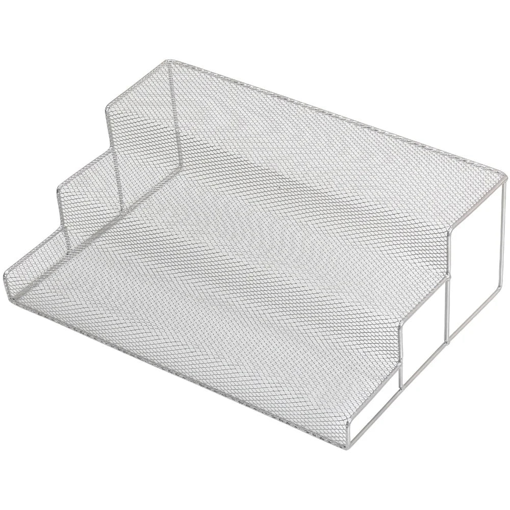 YBM Home Kitchen Mesh 3 Tier Spice Rack Step Shelf Organizer, Multipurpose,