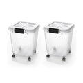 HANAMYA Rice Storage Container with Measuring Cup