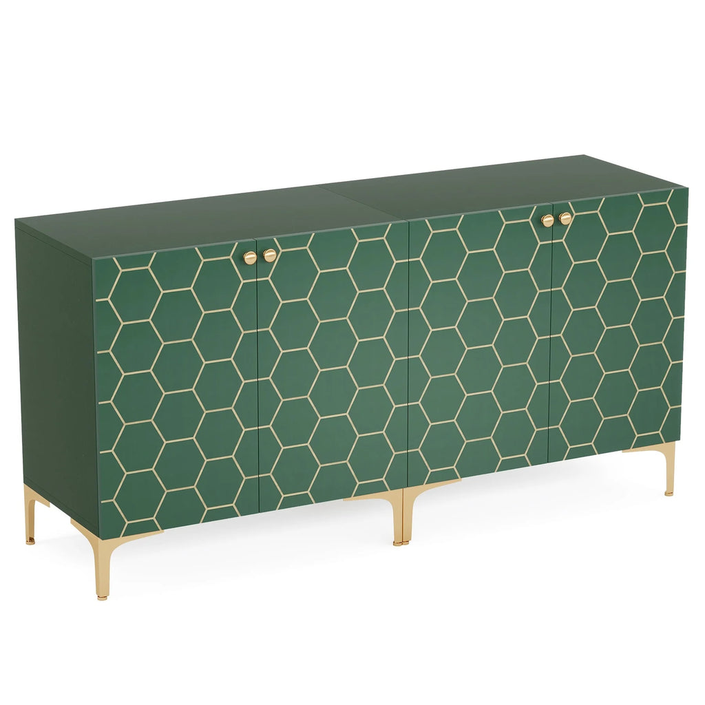 31.5'' Modern Accent Storage Cabinet for Living Room Kitchen (Set of 2 )