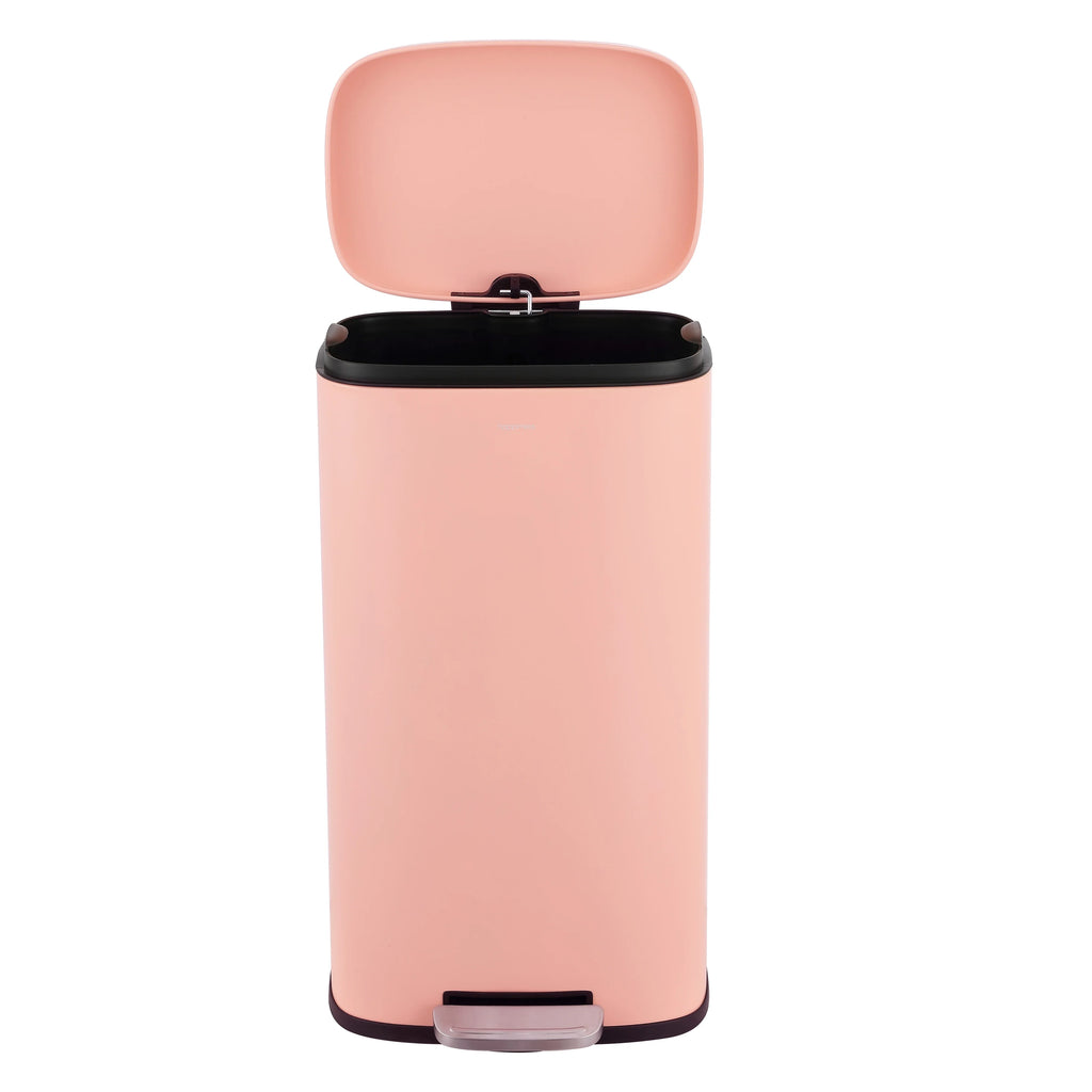 happimess 13-Gallon Trash Can with Soft-Close Lid and FREE Mini Trash Can