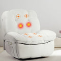 🔥 Heated Massage Power Recliner Chair – 8-Point Massage, 270° Swivel, Rocking & USB-C Charging