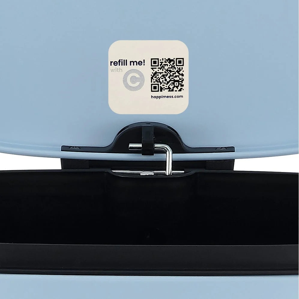 happimess 13-Gallon Trash Can with Soft-Close Lid and FREE Mini Trash Can