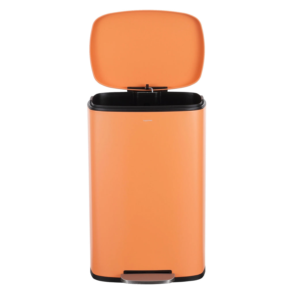 happimess 13-Gallon Trash Can with Soft-Close Lid and FREE Mini Trash Can