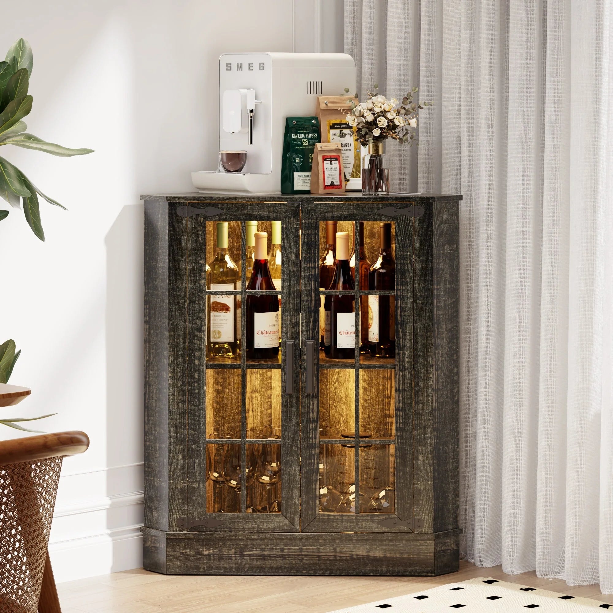 20"Wide Corner Storage Cabinet - N/A