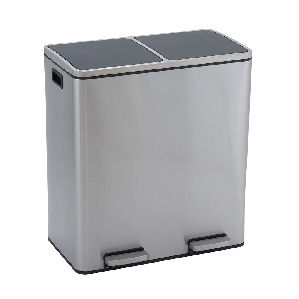 Household Essentials Dual Compartment Trash Can