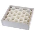 Ybmhome Plastic Cellular Partition Honeycomb Shaped Drawer Closet Shelf Divider White Set of 8 - Set of 8