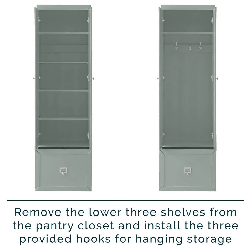 Crosley Harper 3Pc Entryway Set - 12.5" x 66" x 74"