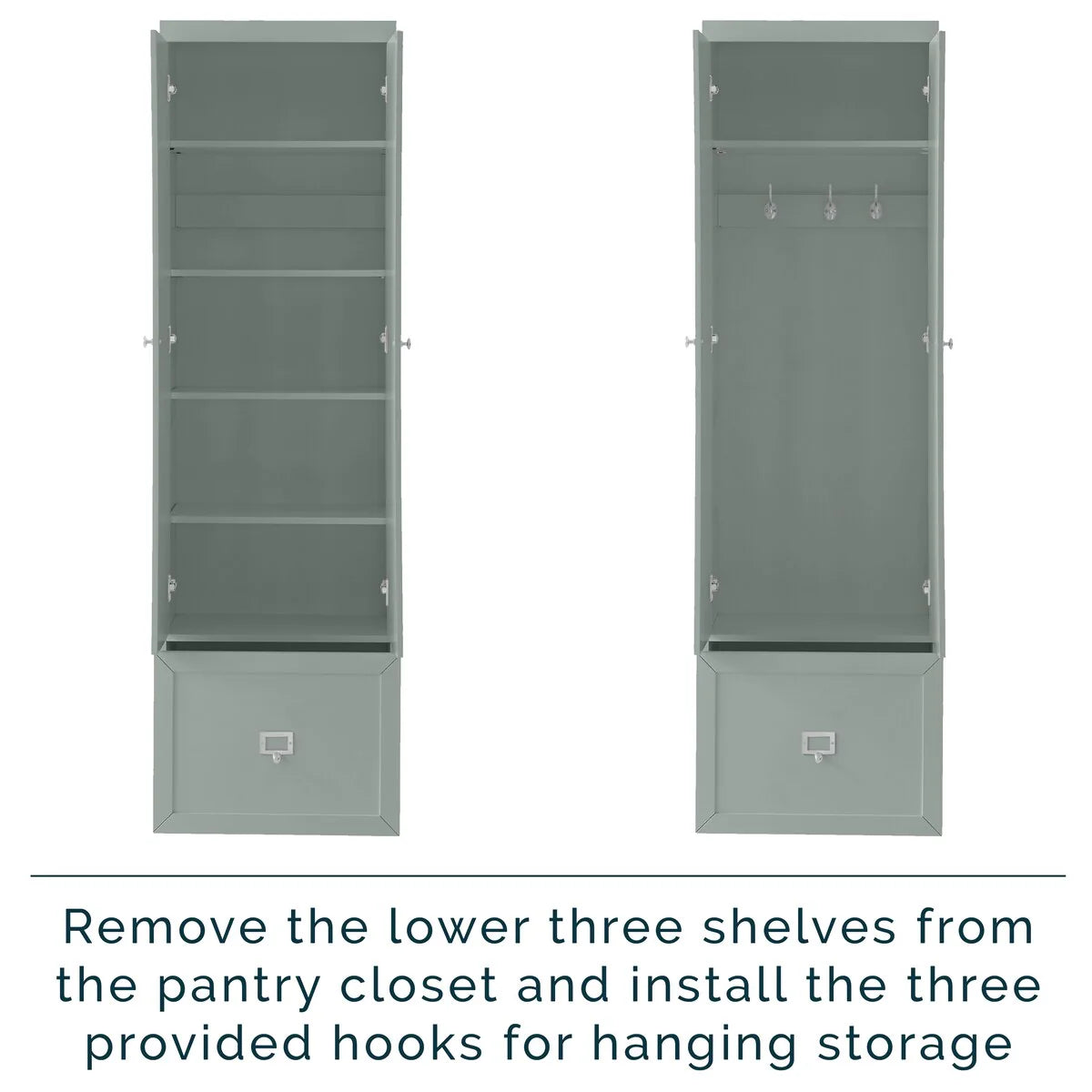 Crosley Harper 3Pc Entryway Set - 12.5" x 66" x 74"