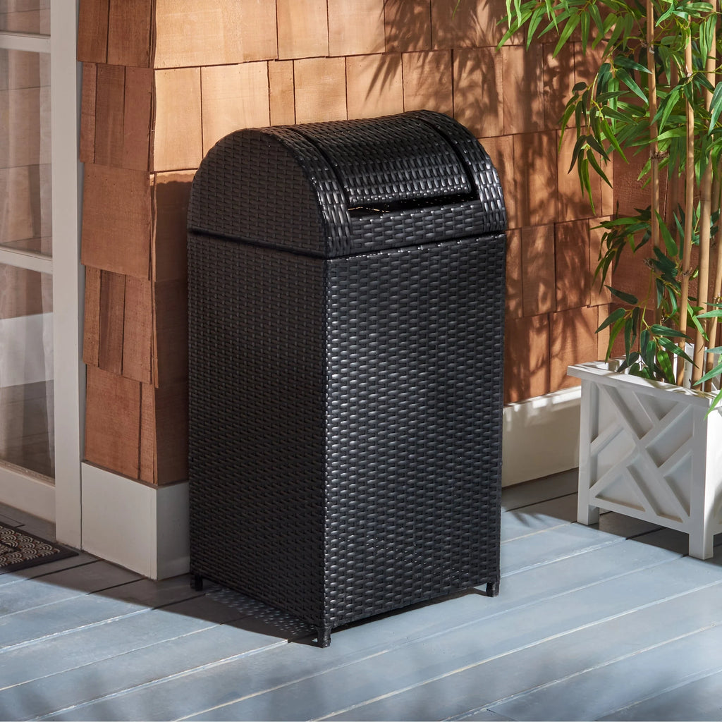 SAFAVIEH Outdoor Karyme Trash Bin (Fully Assembled)
