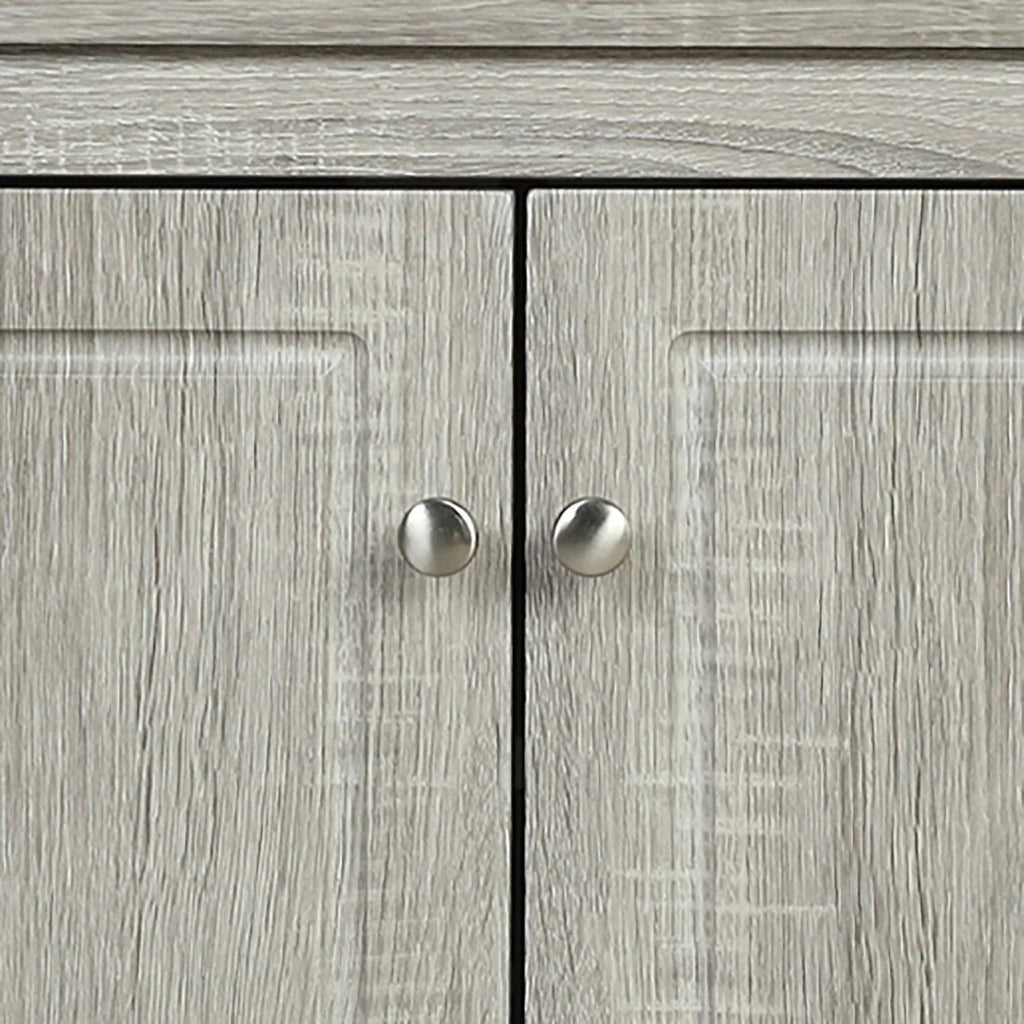 Modern Stylish Triangle Corner Storage Cabinet with Two Adjustable Internal Shelves