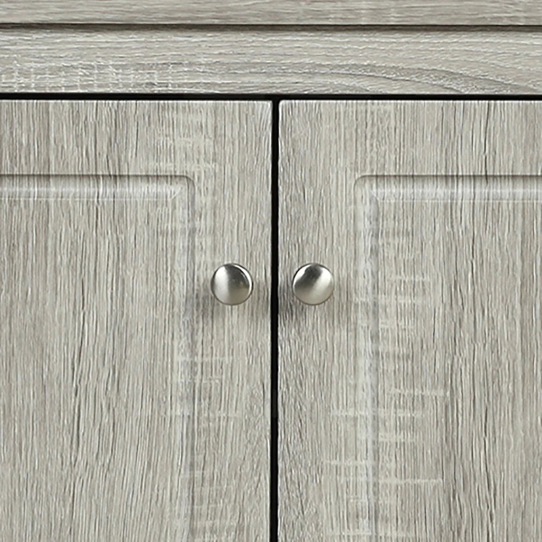 Modern Stylish Triangle Corner Storage Cabinet with Two Adjustable Internal Shelves