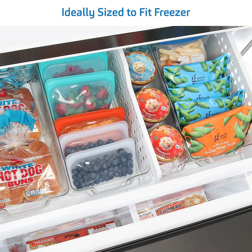 StorageBud Stackable Fridge Organizer Bins