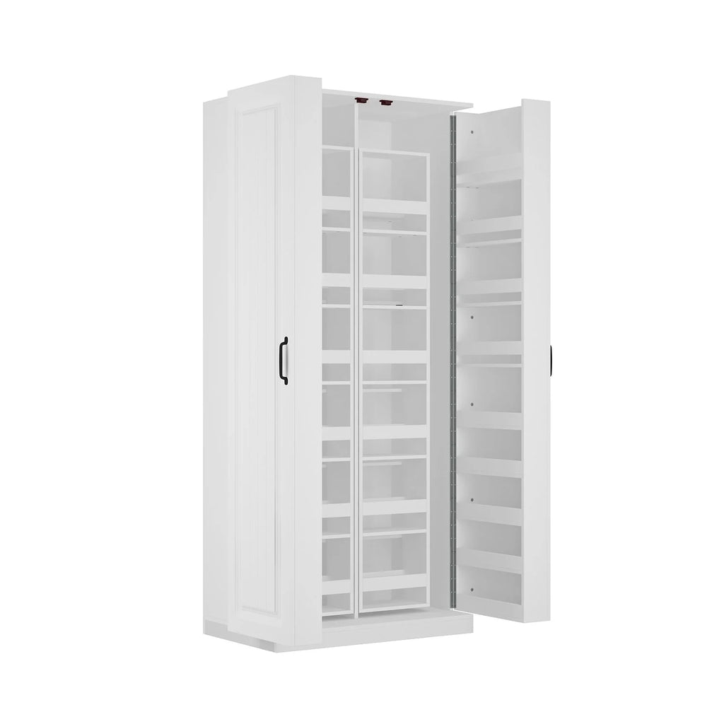 Versatile Kitchen Organizer: Compact 31.5" Cabinet with Smart Storage