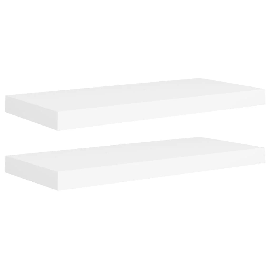 Floating Wall Shelves 2 pcs 23.6"x9.3"x1.5" MDF - 23.6" x 9.3" x 1.5" (L x W x H)