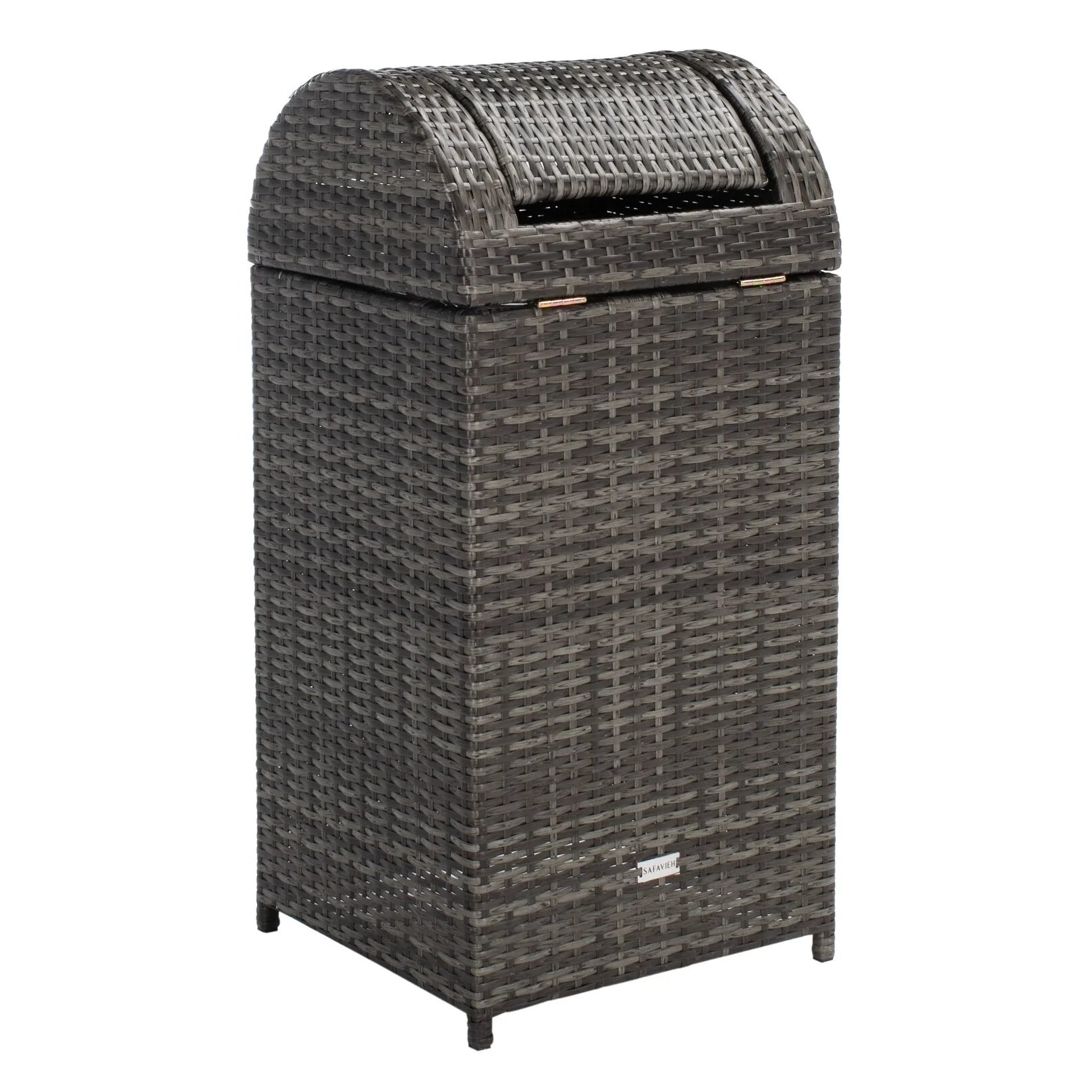 SAFAVIEH Outdoor Karyme Trash Bin (Fully Assembled)