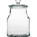 Amici Home Carlisle Glass Canister Square Jar Food Safe