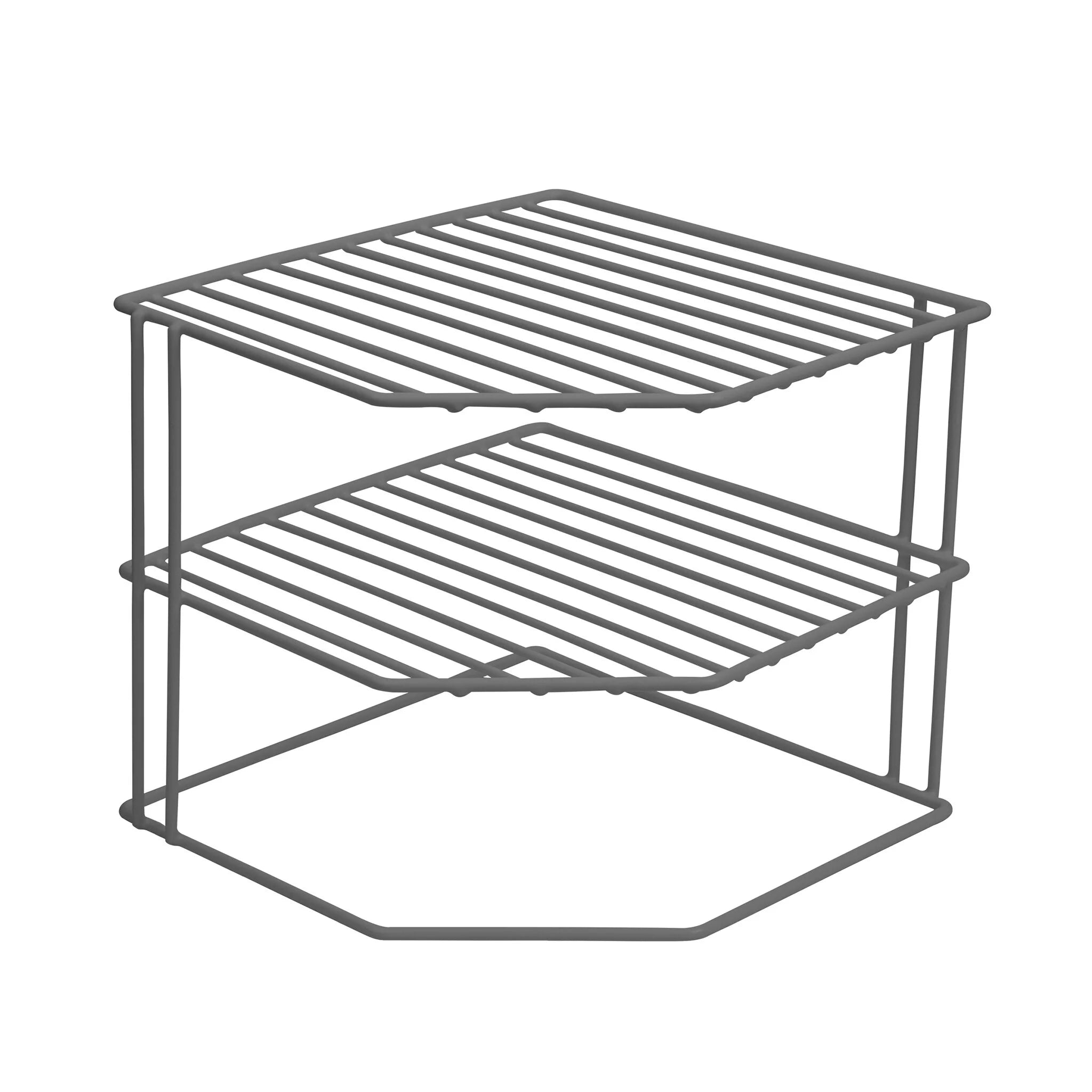 Smart Design 3-Tier Kitchen Corner Shelf Rack