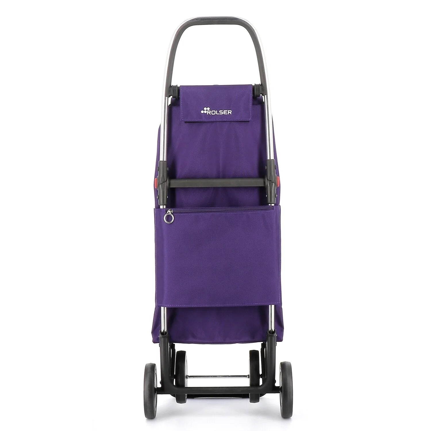 Rolser I-Max MF 4 Wheel Foldable Shopping Trolley - 15.35 in. W x 41.34 in. H x 12.6 in. D