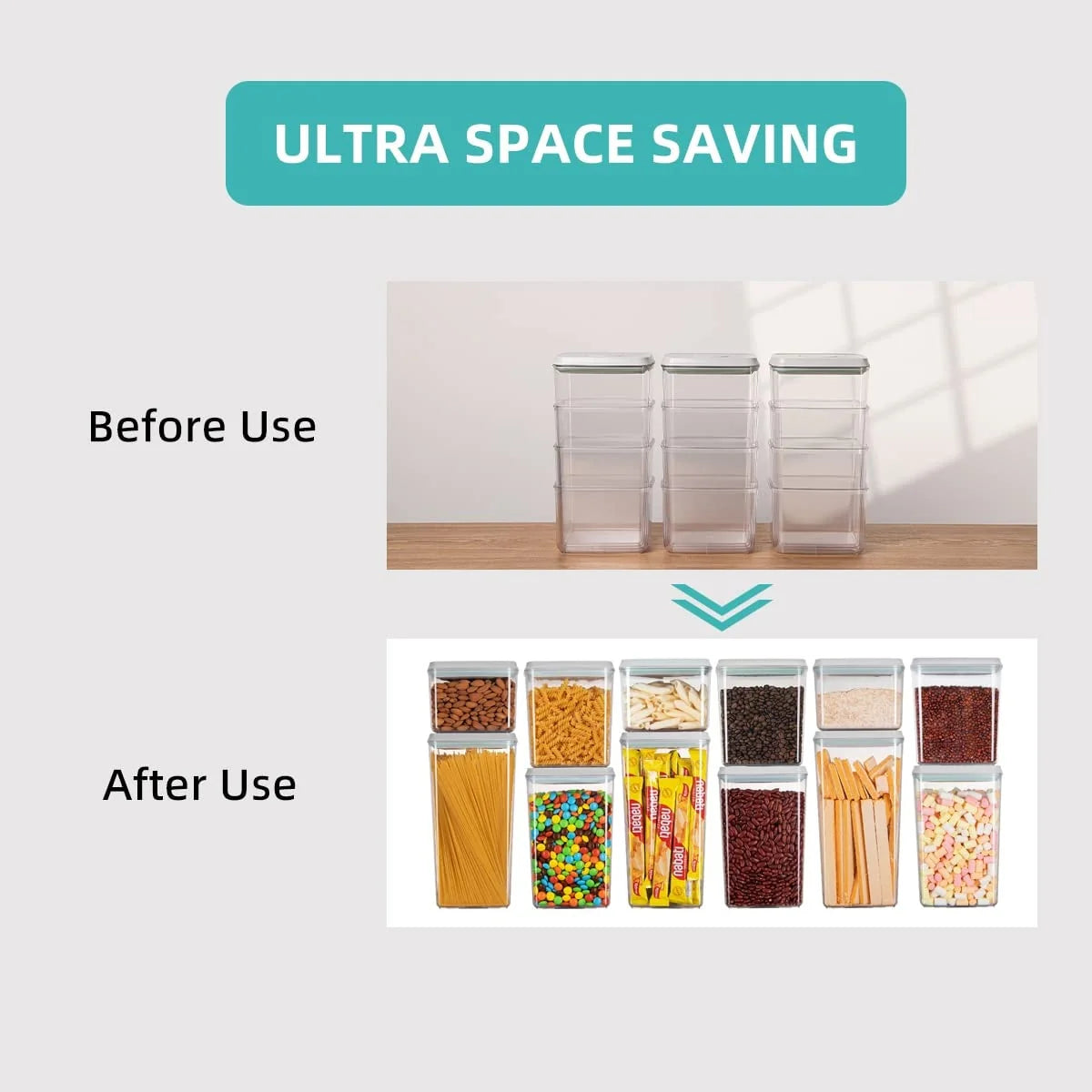Ankou Food Storage Containers with Lids Pop Airtight