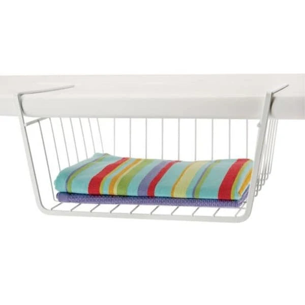 Organized Living Small White Under-cabinet Basket