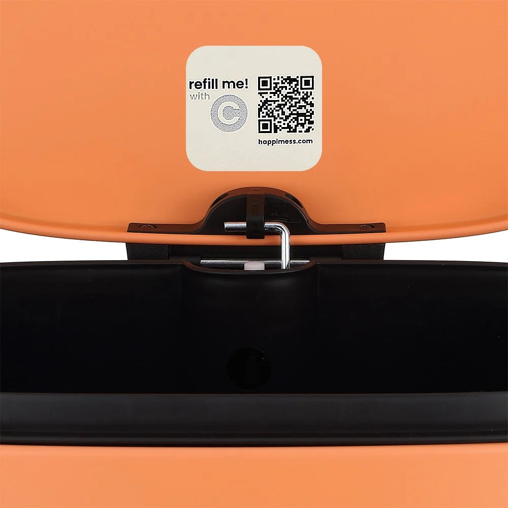 happimess 13-Gallon Trash Can with Soft-Close Lid and FREE Mini Trash Can
