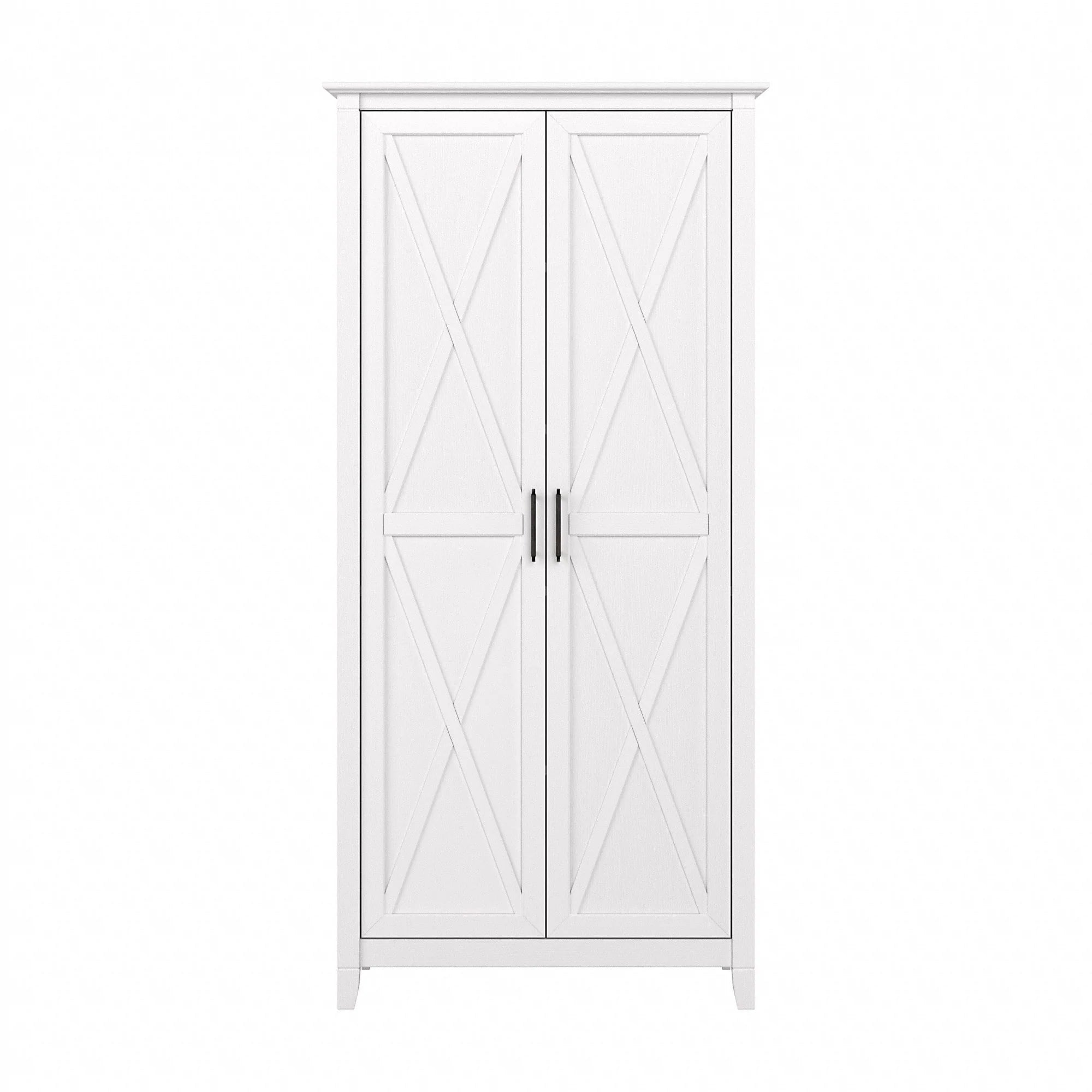 Key West Tall Kitchen Pantry Cabinet with Doors by Bush Furniture