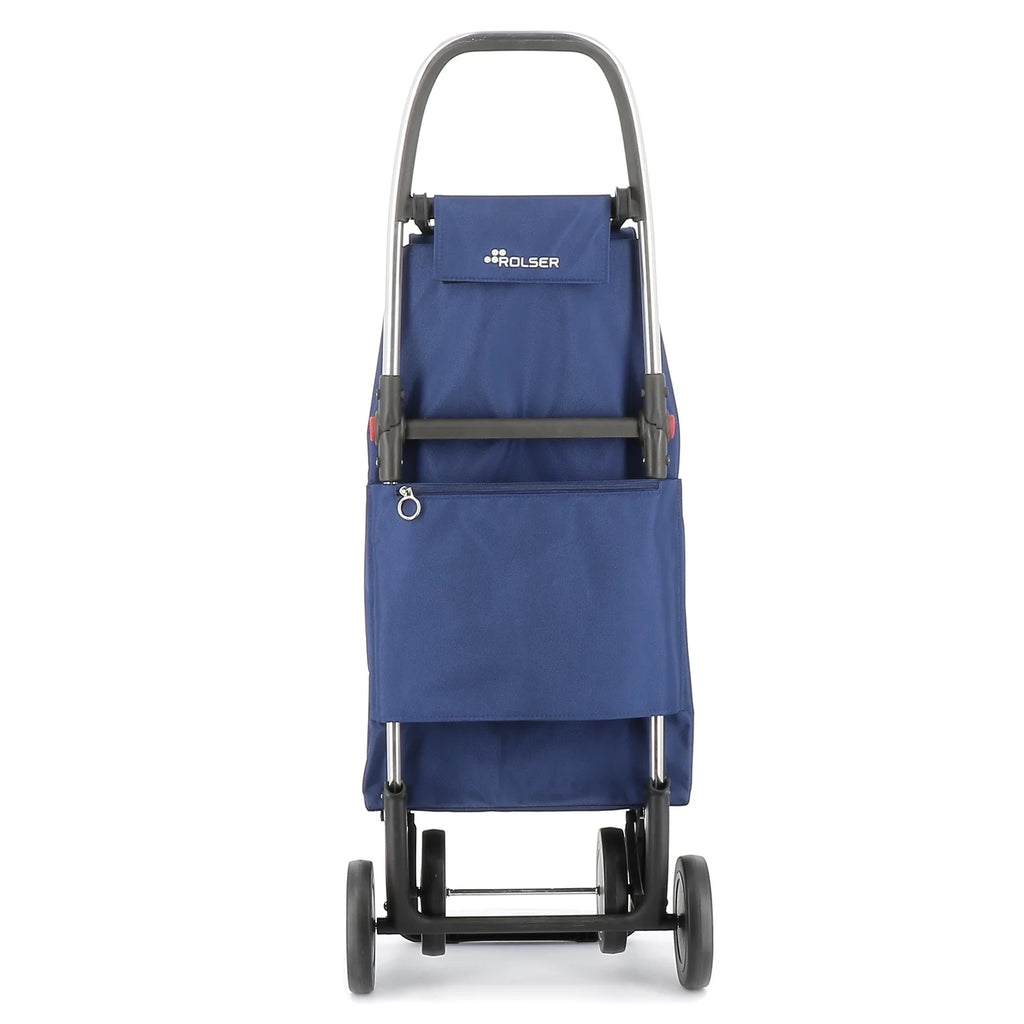 Rolser I-Max MF 4 Wheel Foldable Shopping Trolley - 15.35 in. W x 41.34 in. H x 12.6 in. D